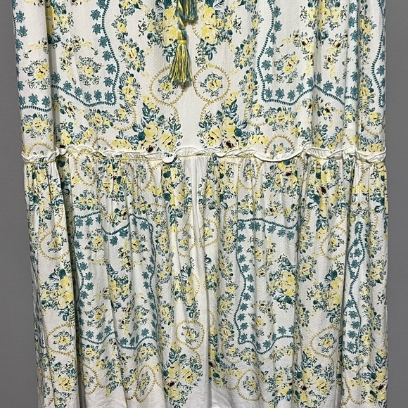 Chelsea & Violet Tiered Floral Maxi Skirt Large Boho Beach Hippie Spring Summer - Picture 6 of 9